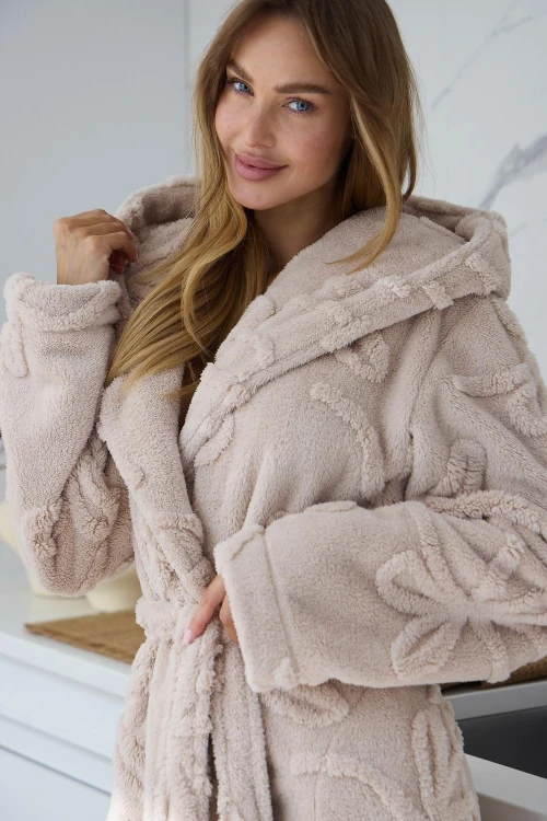 Szlafrok L&L 2633 Elodie długi S-2XL