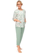 Piżama Martel Maria II 201 3/4 M-2XL damska rozpinana