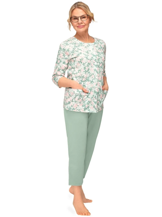 Piżama Martel Maria II 201 3/4 M-2XL damska rozpinana