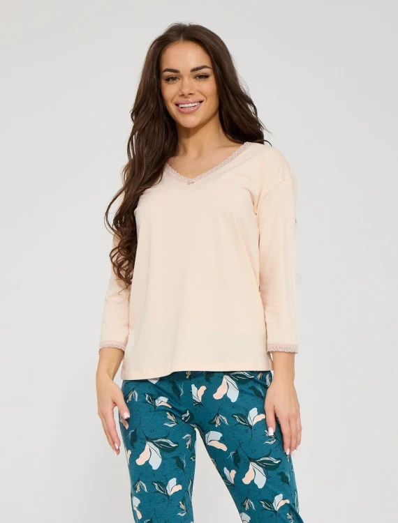 Piżama Cornette 1107/506 Ester 3/4 3XL-5XL
