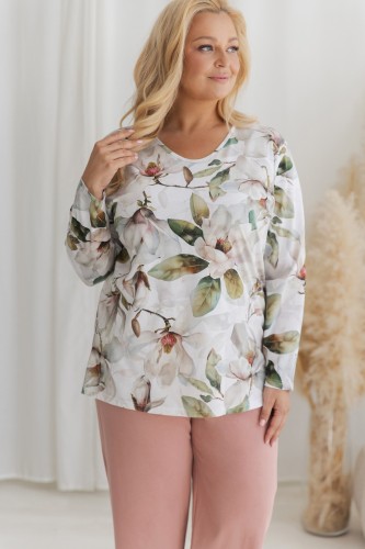 Piżama Taro 3652 Denisa dł/r 2XL-4XL Z26