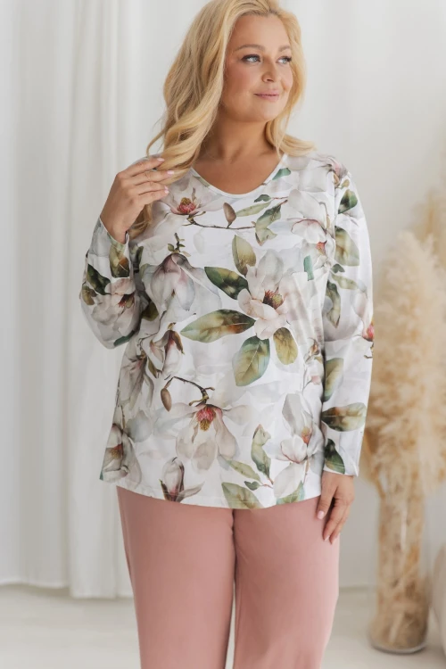 Piżama Taro 3652 Denisa dł/r 2XL-4XL Z26