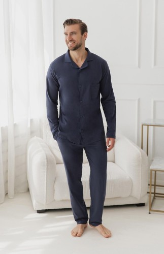 Piżama Taro 3666 Arturo dł/r 3XL-4XL Z26 rozpinana