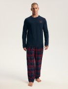 Piżama Henderson Premium 45455 Indigo dł/r M-3XL