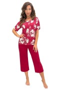 Piżama Donna Brigitte 3/4 - Krótki Rękaw - M-2XL