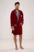 Szlafrok De Lafense 772 Bonjour krótki 3XL-4XL męski