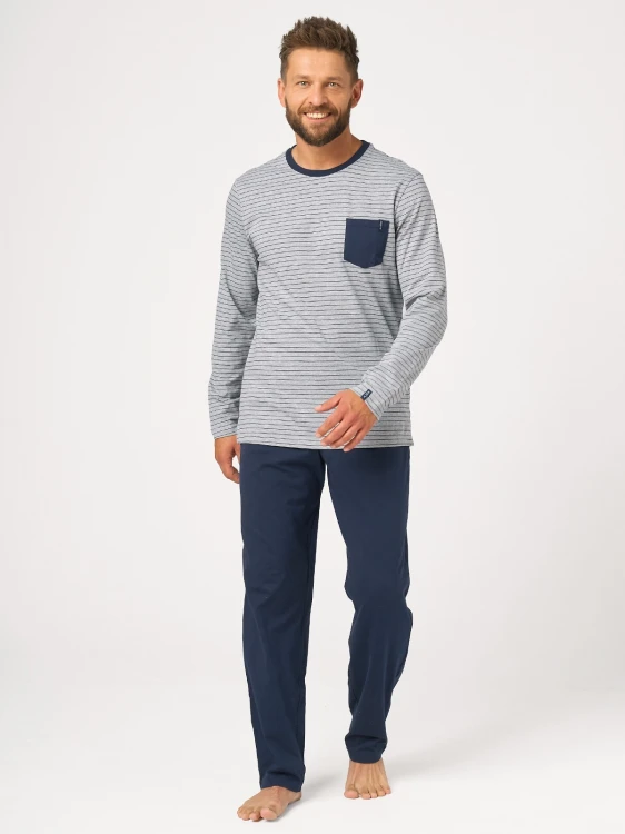 Piżama Key MNS 363 B26 dł/r M-2XL