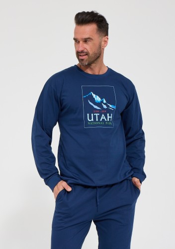 Piżama Cornette 322/332 Utah dł/r S-2XL