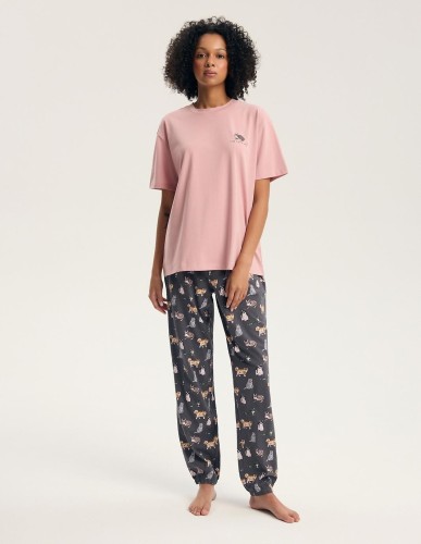 Piżama Henderson Ladies 45420 Ginni kr/r S-3XL