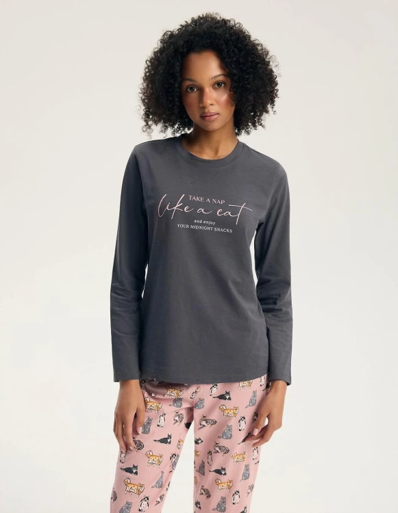 Piżama Henderson Ladies 45419 Ginni dł/r S-3XL
