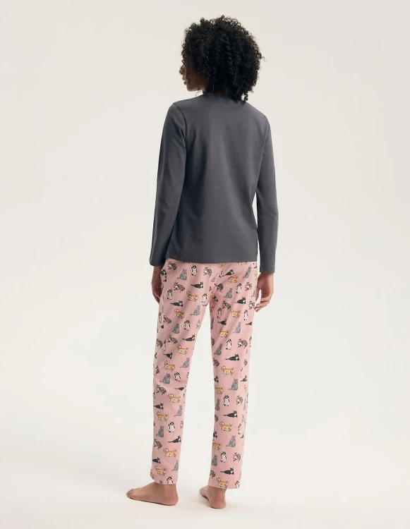 Piżama Henderson Ladies 45419 Ginni dł/r S-3XL