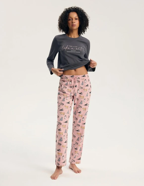 Piżama Henderson Ladies 45419 Ginni dł/r S-3XL