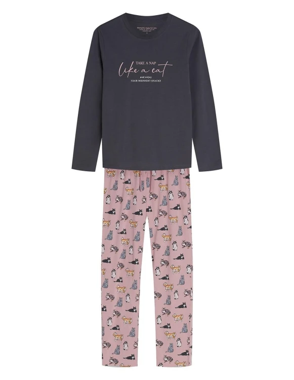 Piżama Henderson Ladies 45419 Ginni dł/r S-3XL