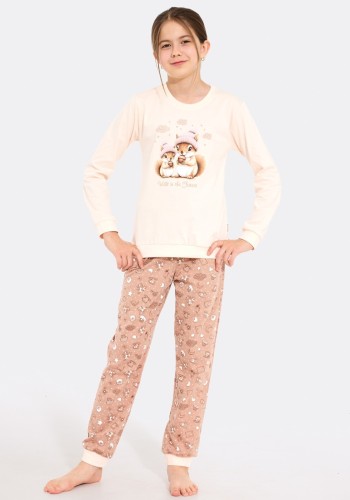 Piżama Cornette Young Girl 592/200 Snack dł/r 134-164