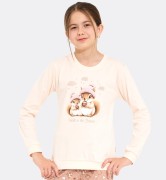 Piżama Cornette Young Girl 592/200 Snack dł/r 134-164