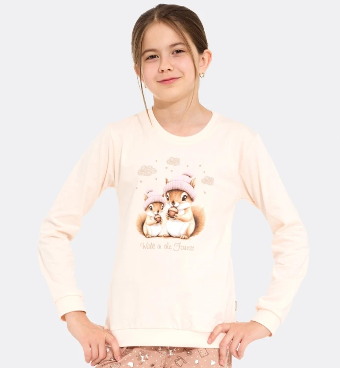 Piżama Cornette Young Girl 592/200 Snack dł/r 134-164