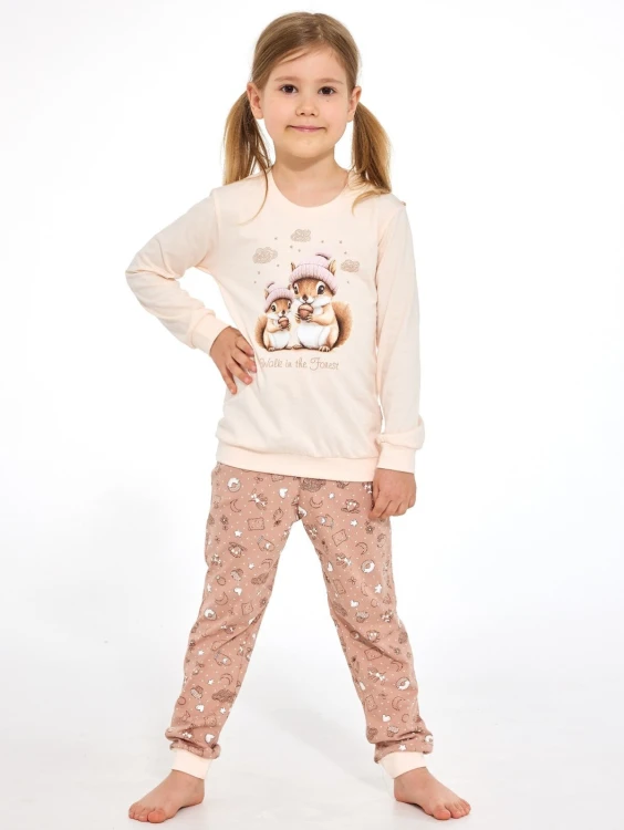 Piżama Cornette Kids Girl 594/200 Snack dł/r 86-128