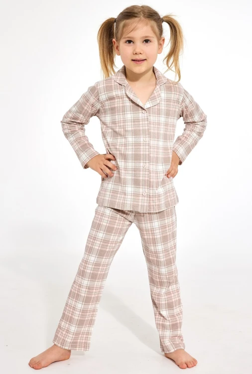 Piżama Cornette Kids Girl 972/211 Giorgia 2 dł/r 86-128 rozpinana