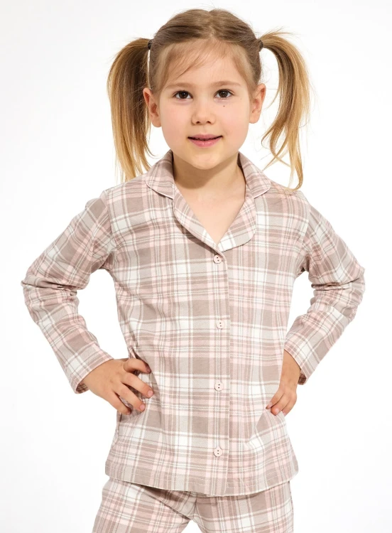 Piżama Cornette Kids Girl 972/211 Giorgia 2 dł/r 86-128 rozpinana