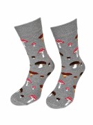 Skarpety Milena 0125-128 Grzyby 39-46