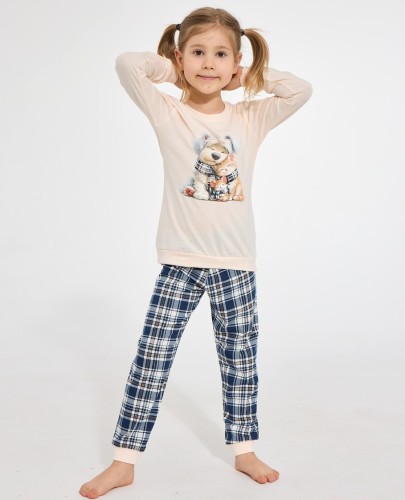 Piżama Cornette Kids Girl 594/203 Home Friends dł/r 86-128
