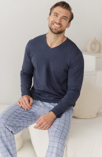Piżama Taro 3670 Dorian dł/r 5XL-6XL Z26