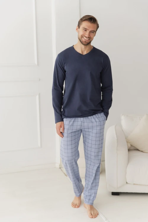 Piżama Taro 3670 Dorian dł/r 5XL-6XL Z26