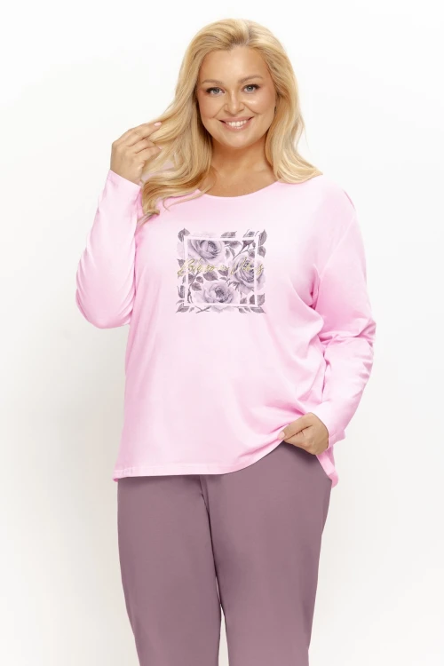 Piżama Taro 3657 Solene dł/r 2XL-4XL Z26