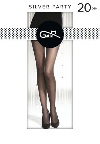 Rajstopy Gatta Silver Party wz.06 20 den 2-4