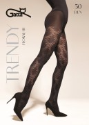 Rajstopy Gatta Trendy Floral wz.01 50 den 2-4
