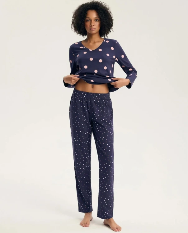 Piżama Henderson Ladies 45425 Gitte dł/r S-2XL
