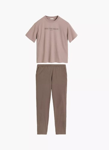 Piżama Atlantic NLP-516 kr/r S-2XL