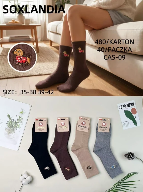 Skarpety WiK Soxlandia 3044 wz.09 Kaszmir 35-42