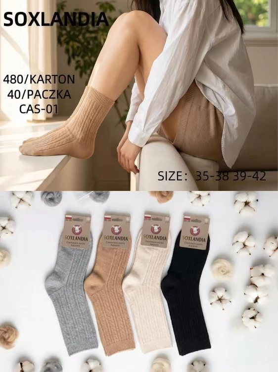 Skarpety WiK Soxlandia 3044 wz.01 Kaszmir 35-42