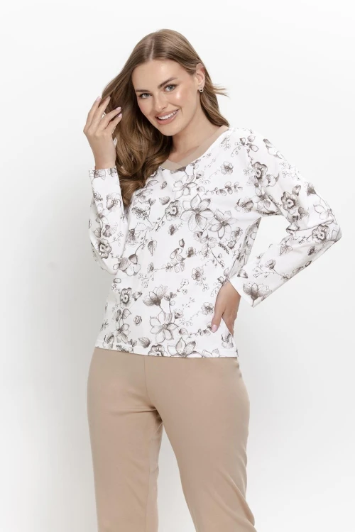 Piżama Taro 3630 Selmia Interlock dł/r M-XL Z26