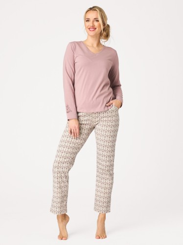 Piżama Key LNS 511 dł/r 2XL-3XL