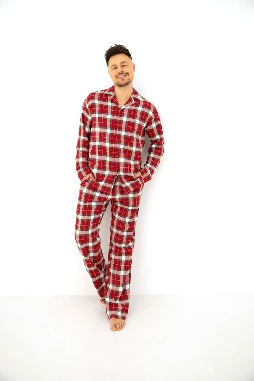 Piżama Sensis Lucas dł/r S-2XL rozpinana