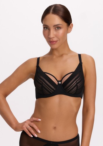 Biustonosz semi soft Gaia BS 1395 Alicia Czarny