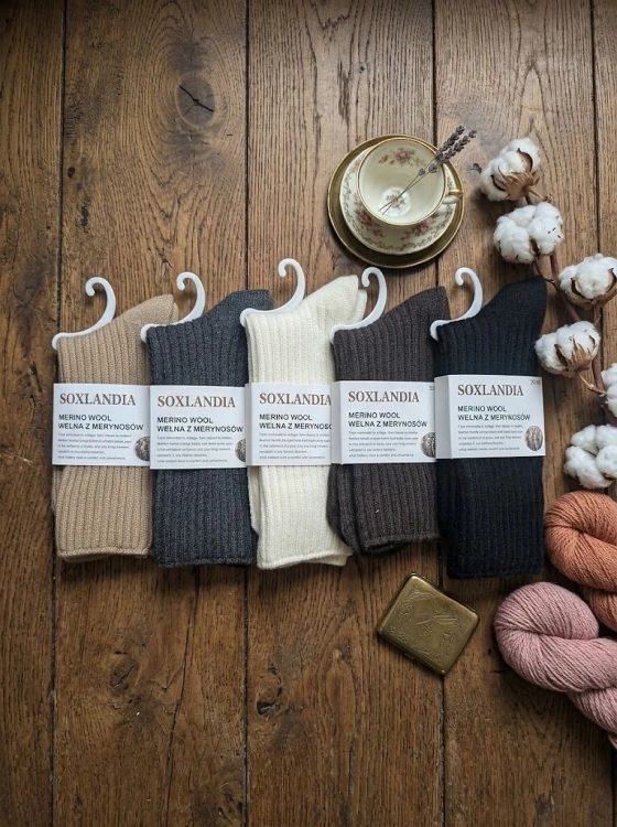Skarpety WiK Soxlandia 3078 wz.51 Merino Wool 35-42
