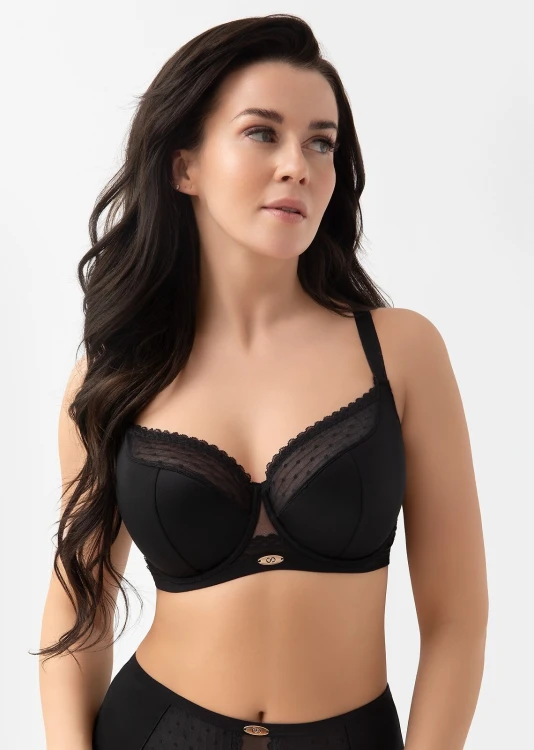 Biustonosz semi soft Gorsenia G021 Dotti Czarny