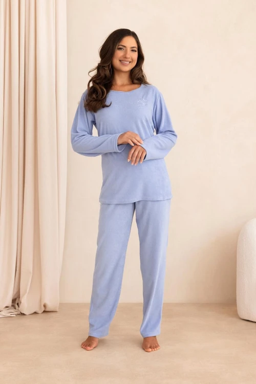 Piżama Regina 4023 dł/r M-2XL Z26 frotte