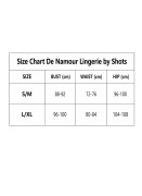 Koszula Shots De Namour Sheer Lace Babydoll DEN079 S-XL