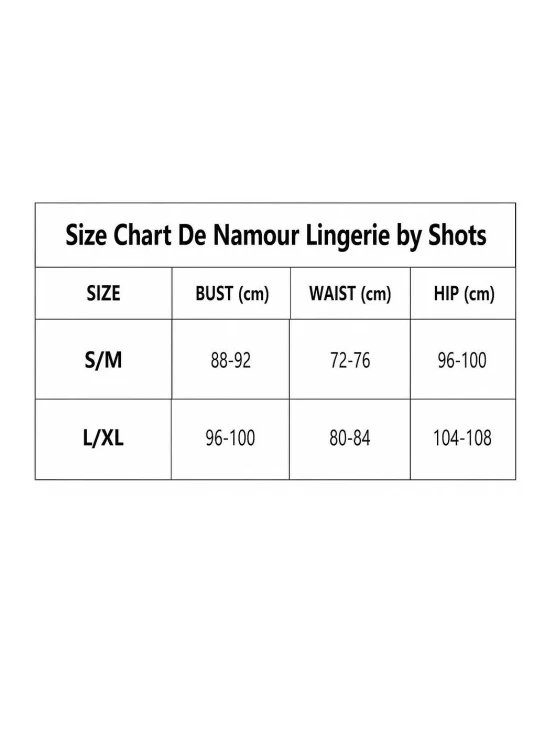 Koszula Shots De Namour Sheer Lace Babydoll DEN079 S-XL