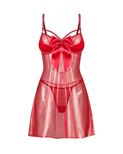 Koszulka Obsessive Gifty Red Babydoll S-3XL
