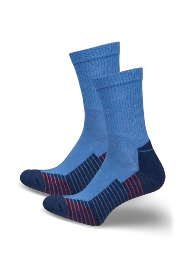 Skarpety Męskie Milena Multisport 0088-003 (41-46) - Sportowe, Niebieskie, Bezuciskowe
