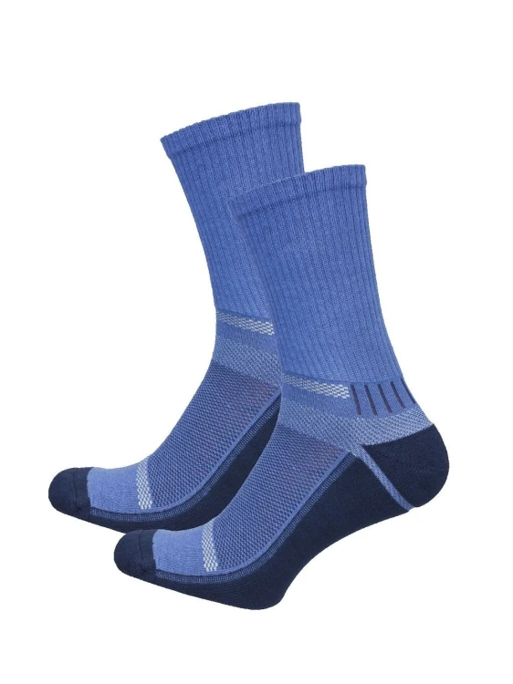 Skarpety Męskie Milena Multisport 0088-009 - (41-46) - Sportowe, Niebieskie