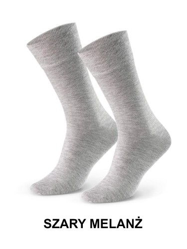 Skarpety Steven art.083 Cashmere męskie 41-46 - Szary Melanż