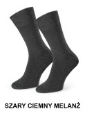 Skarpety Steven art.083 Cashmere męskie 41-46 - Szary Ciemny Melanż