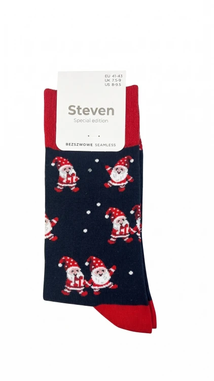 Skarpety Steven art.136 Świateczne męskie 41-46