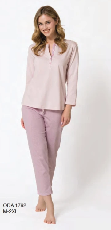 Piżama Leveza 1792 Oda 7/8 M-2XL